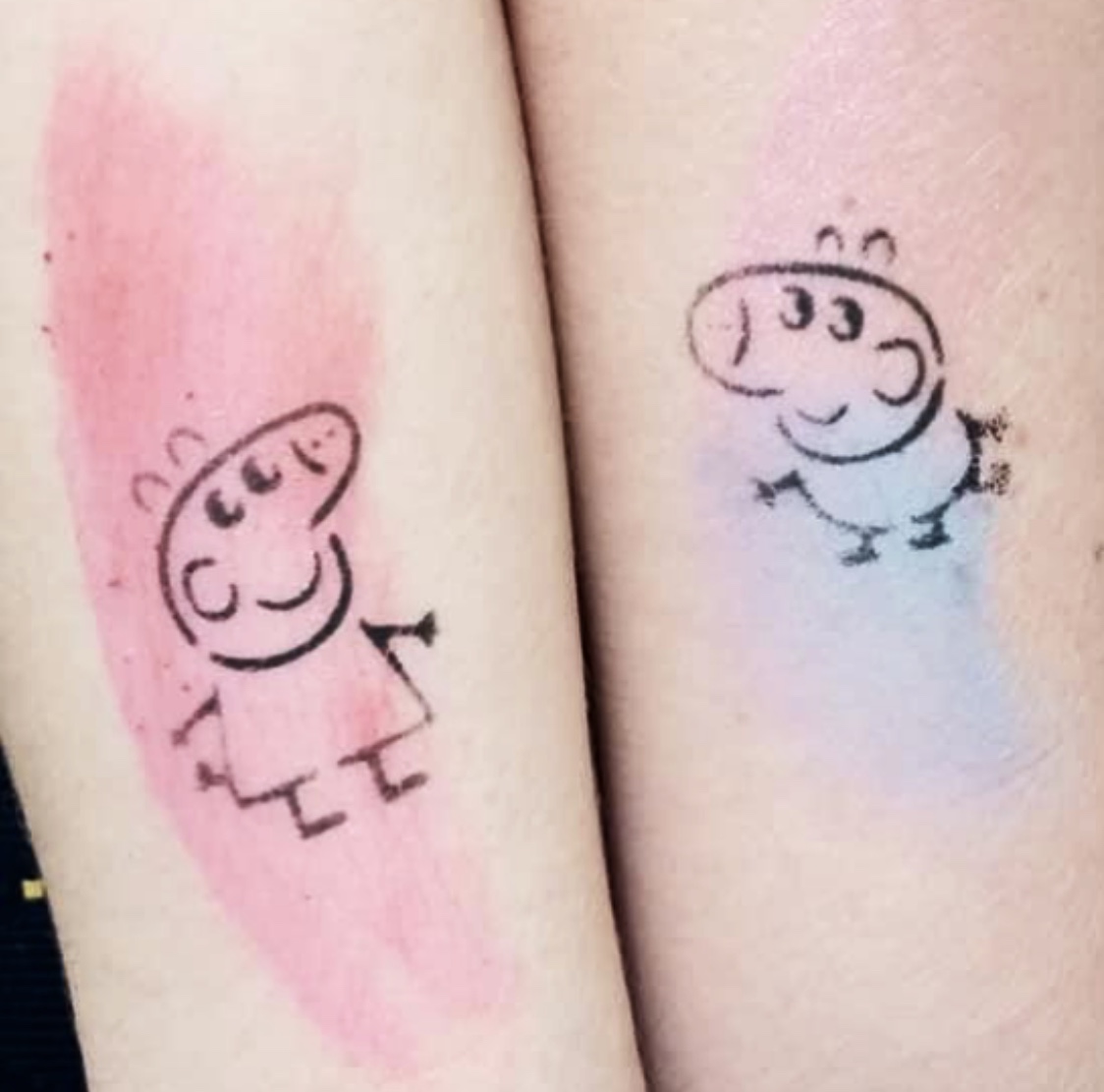 Hello Kitty Tattoo Peppa Pig Tattoo kids tattoos party supplies New | eBay